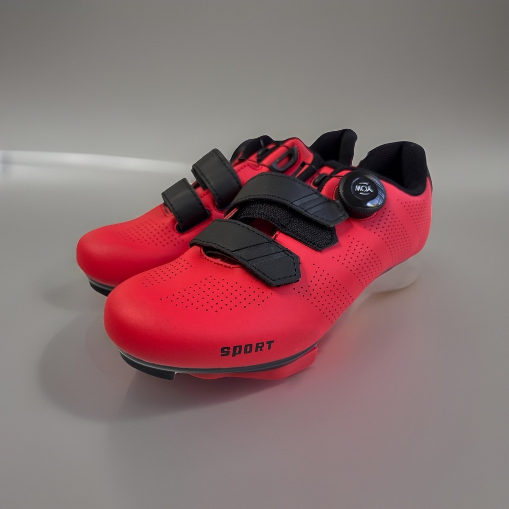 YOW Sport Red Unisex Cycling Shoe Size EU 37 US Womwn  size 6.5 US Mens size 5